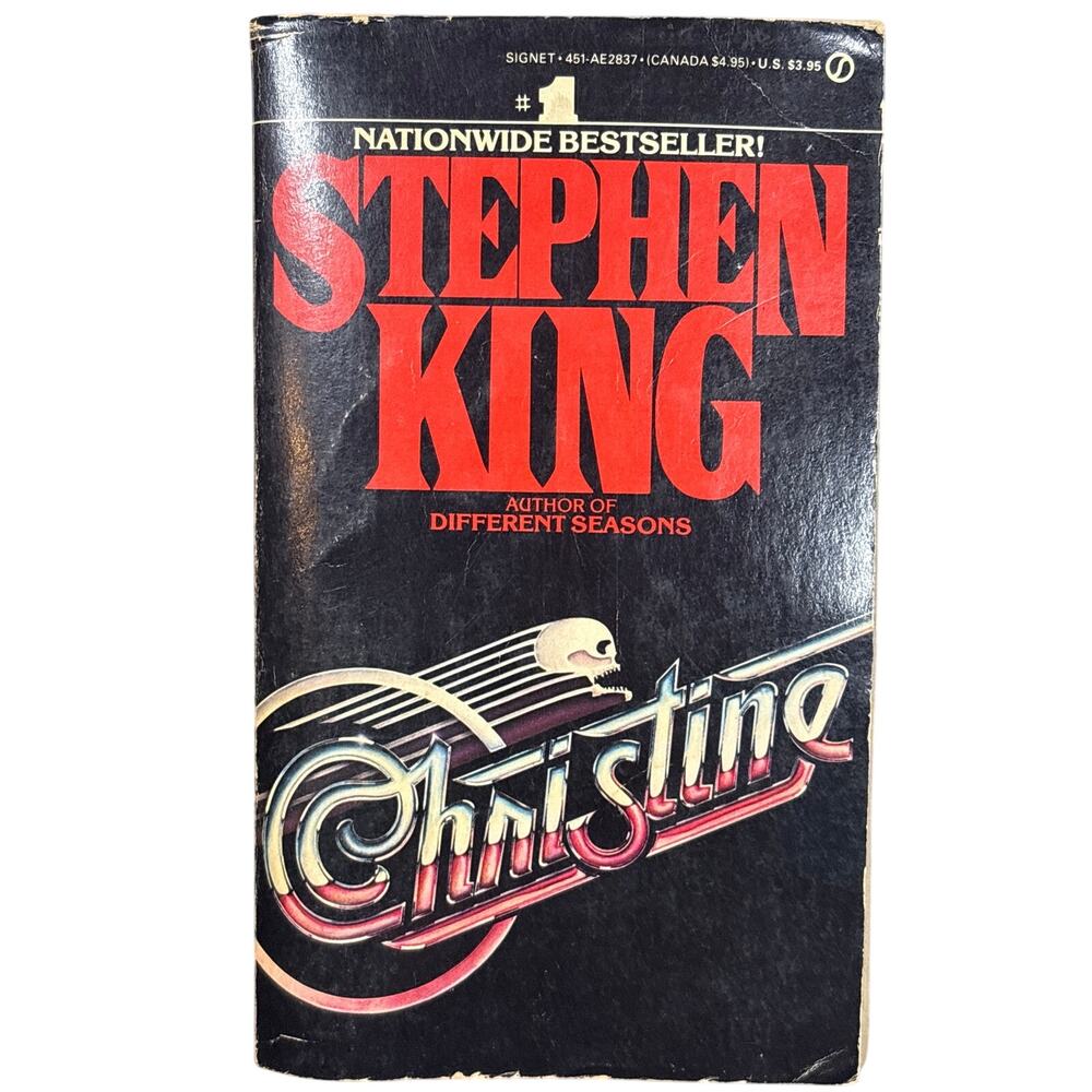 Christine by Stephen King Paperback Book 1983 First Edition 1st Printing Signet